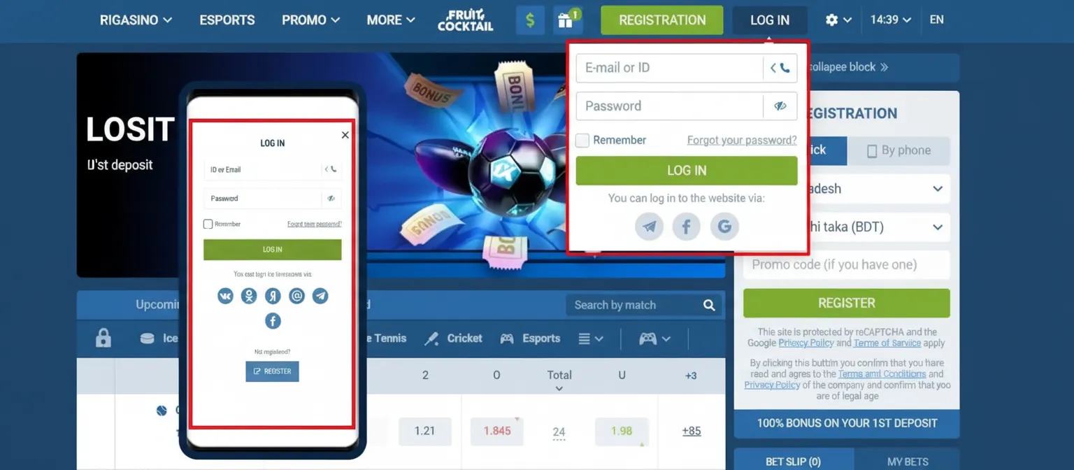 1xbet registration